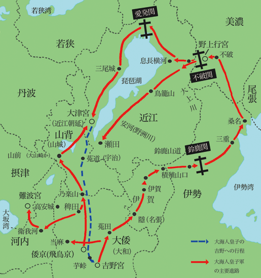 ☞【中央集権強化へ】『672年、壬申の乱』（古代史講義戦乱篇⑤）