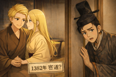 ☞【南北朝時代第3期⑮：1382年】『後円融天皇、後小松天皇へ譲位するも即位礼ボイコットの理由は??…』